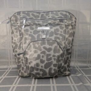 Stylish Gray Leopard Print Women's Bag
